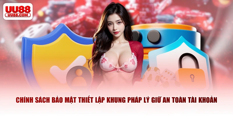 Chính sách bảo mật thiết lập khung pháp lý giữ an toàn tài khoản